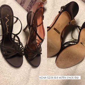 Brown Dress Heels 8.5